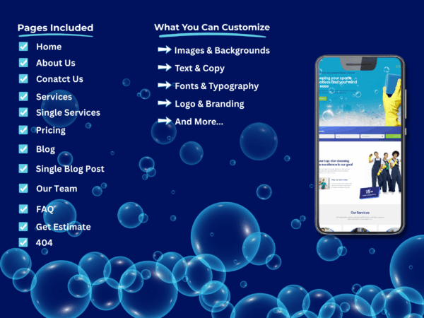 Bubble Clean Elementor Template Kit - Image 2